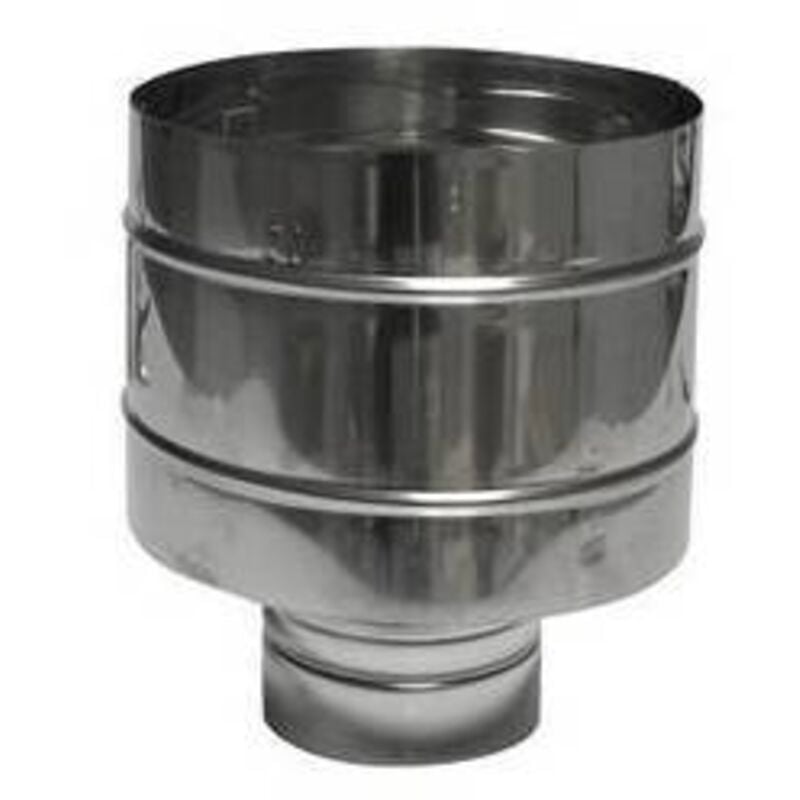foto del prodotto fumaiolo terminale in acciaio a botte diam. 130