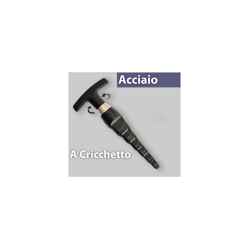 foto del prodotto fumasi sbavatore calibratore in acciaio a cricchetto per tubo multistrato multimisura