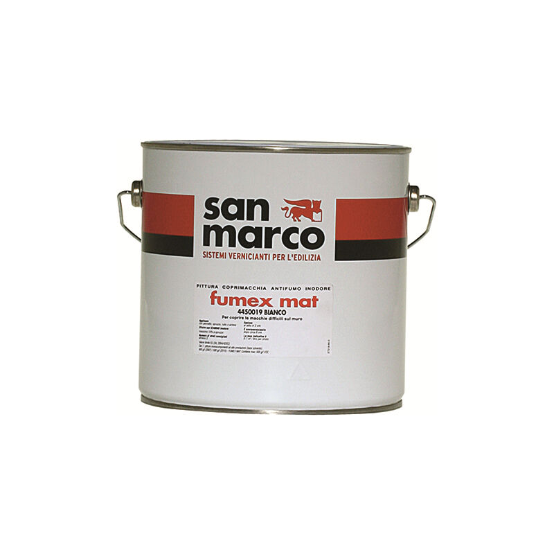foto del prodotto fumex mat pittura coprimacchia al solvente lt 4 inodore