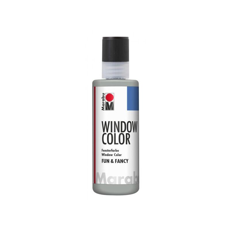 foto del prodotto fun fancy colore a base d acqua per vetri 8oml colore per contorni argento 082 marabu