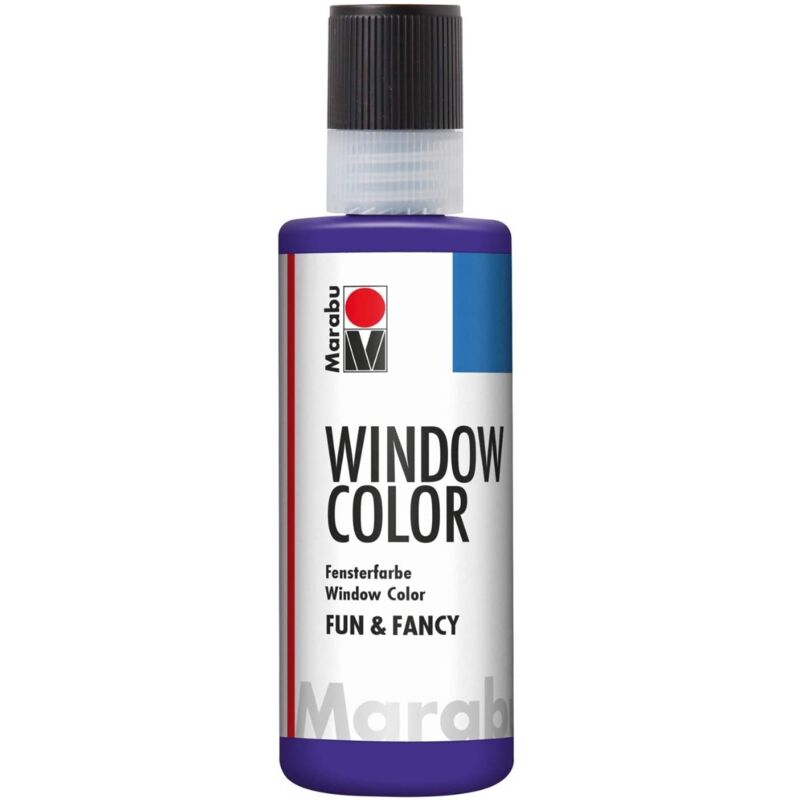 foto del prodotto fun fancy colore a base d acqua per vetri 8oml colore violetto 251 marabu