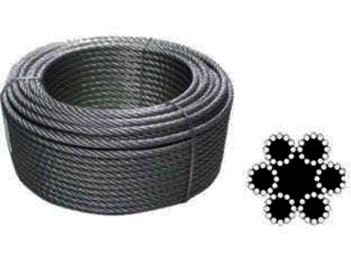 foto del prodotto fune acciaio zinc. quality comm.le mm. 6rot. 10 ml