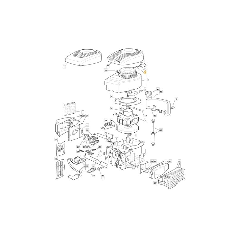 foto del prodotto fune avviamento motore modelli sv200 originale stiga 118550053 0