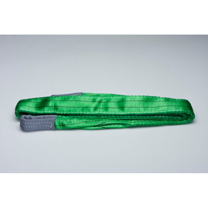 foto del prodotto fune cinghia braca di sollevamento mm 60x4 mt omologata 2000 kg verde