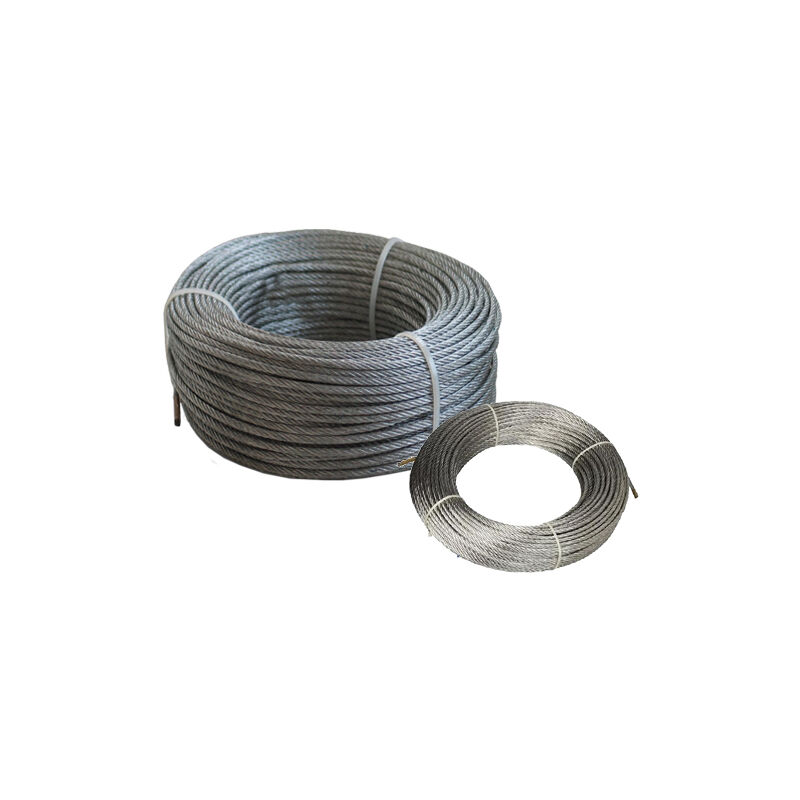 foto del prodotto fune commerciale zincata mm.4 rt.100mt