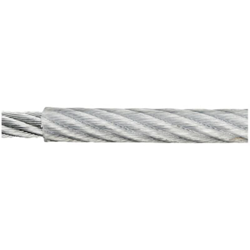 foto del prodotto fune in acciaio zincato x l 2 mm x 120 m d rner helmer 190041 trasparente