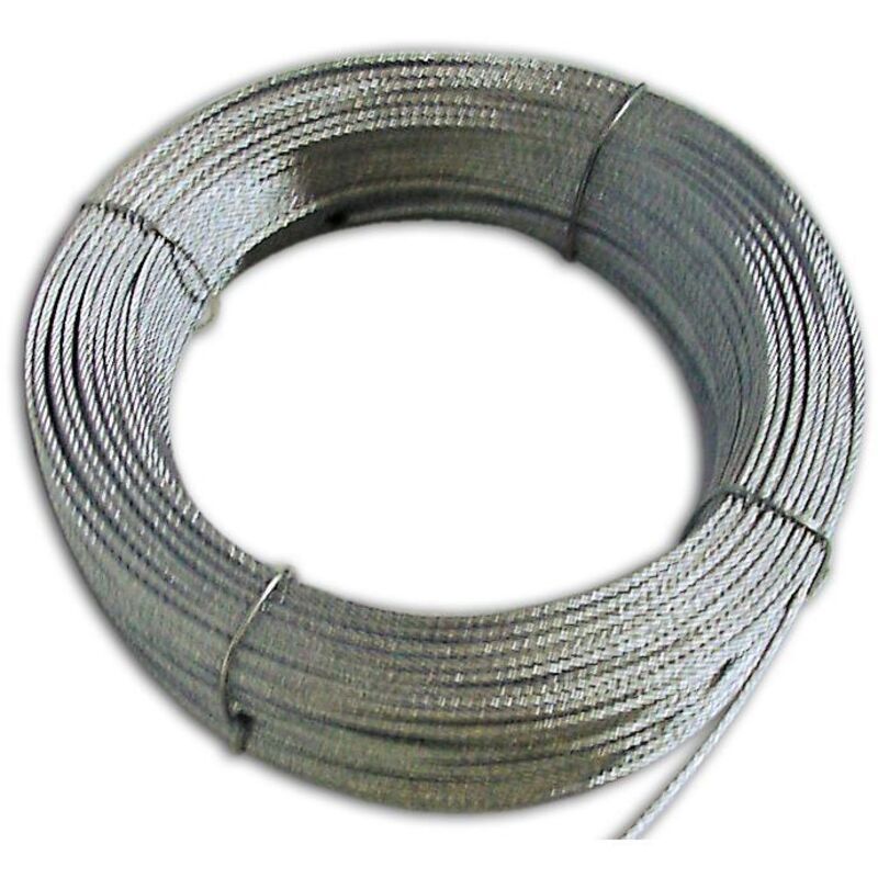 foto del prodotto fune metallo zincata tapparella 1,8mm 100mt