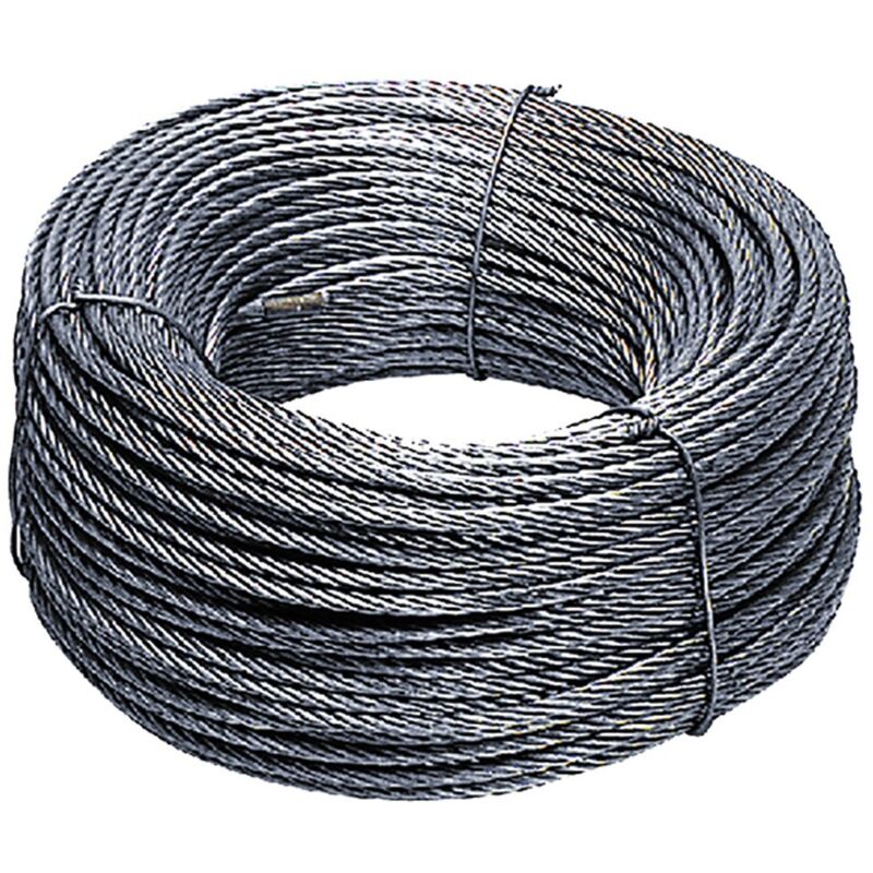 foto del prodotto fune tipo 'commerciale' uso interno mm 8 x rt. 25 mt - 72 fili