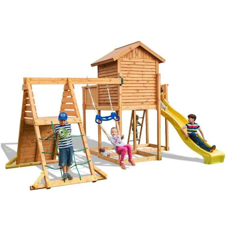 foto del prodotto fungoo parco giochi con altalene my side spider da cortile