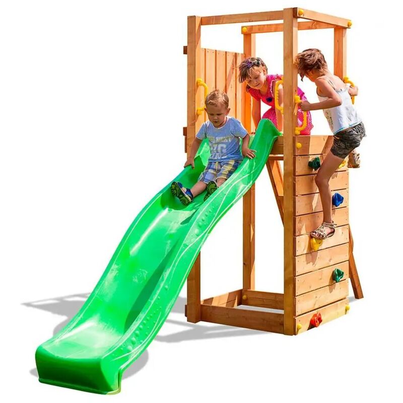foto del prodotto fungoo scivolo in legno tip top gioco per giardino 334 x 205 cm