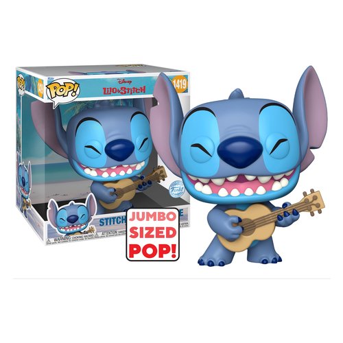 foto del prodotto funko 76786 pop animation disney lilo stitch stitch w ukulele 10 1