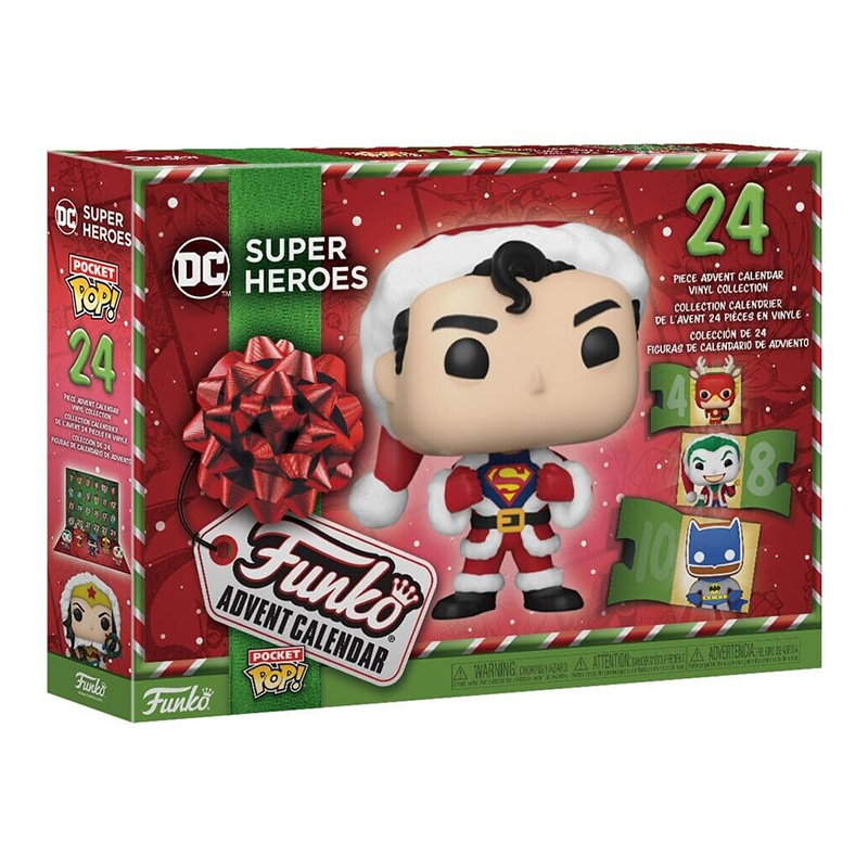 foto del prodotto funko pop advent calendar dc comics 2023 73077 dc comics