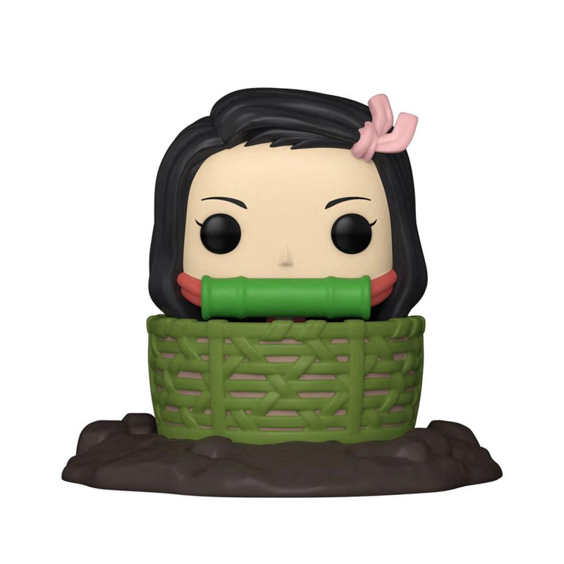 foto del prodotto funko pop nezuko kamado in basket 66634 demon slayer animation deluxe num.1309
