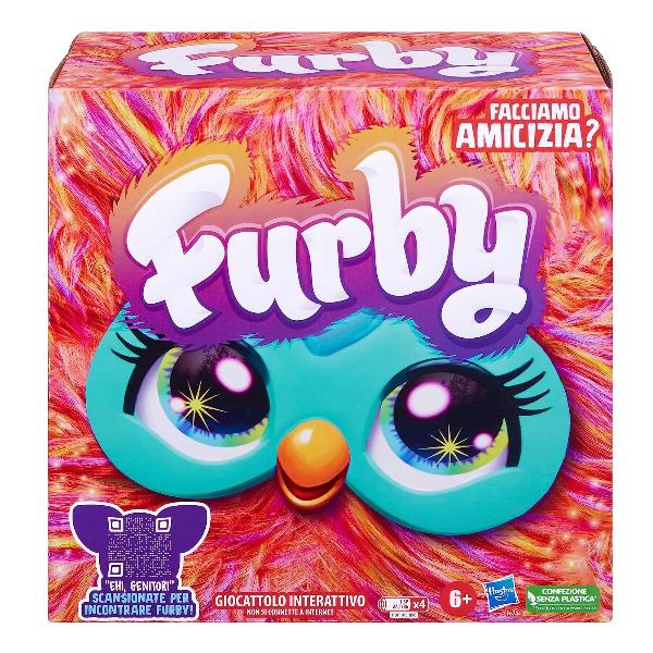 foto del prodotto furby corallo, giocattoli di peluche interattivi per bambini e bambine dai 6 anni in su