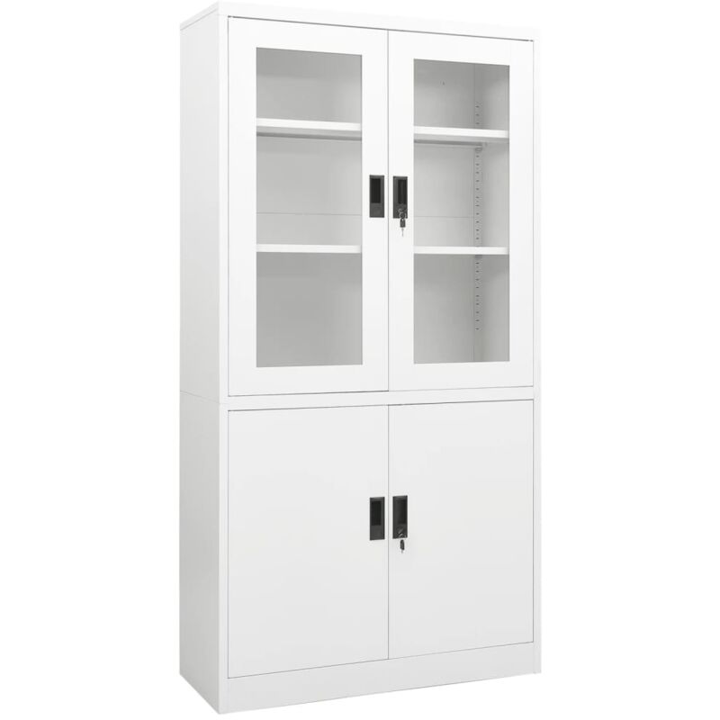 foto del prodotto furniture limited armadio per ufficio bianco 90x40x180 cm in