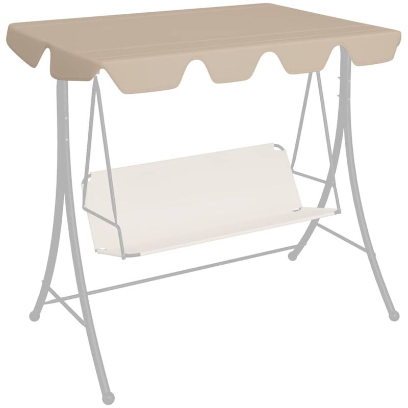 foto del prodotto furniture limited baldacchino per dondolo giardino beige