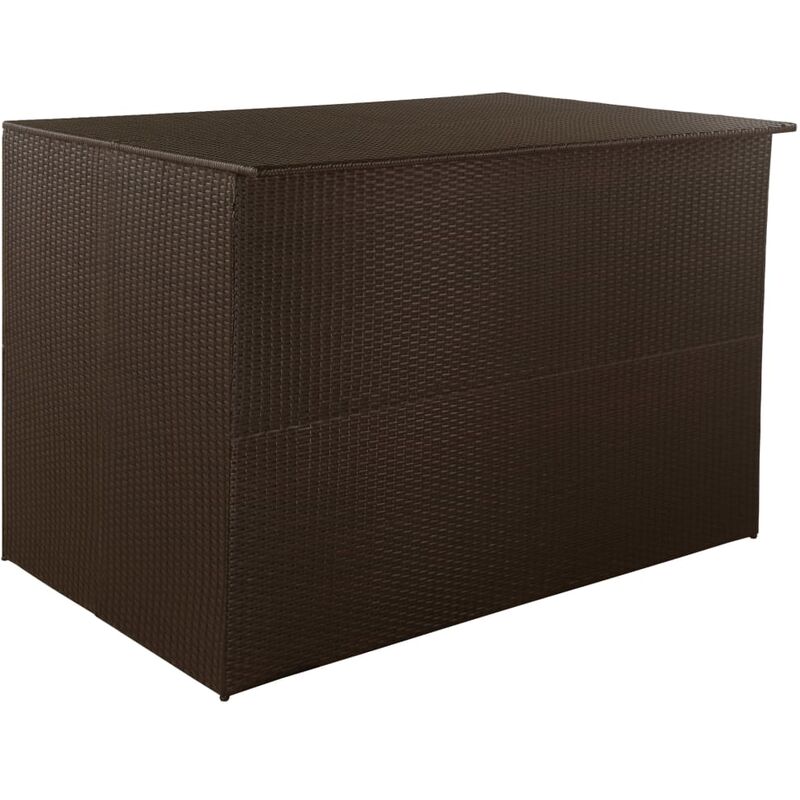 foto del prodotto furniture limited baule da giardino marrone 150x100x100 cm in