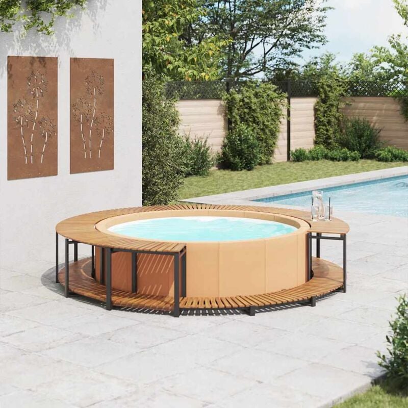 foto del prodotto furniture limited bordo per spa 273x53 cm in legno massello