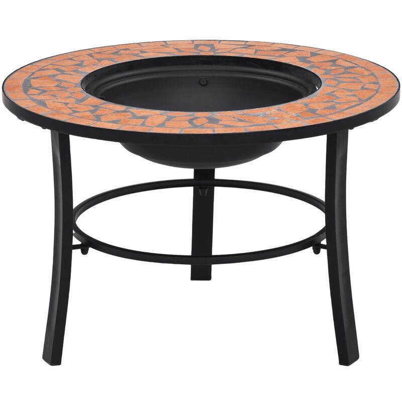foto del prodotto furniture limited braciere a mosaico terracotta 68 cm in