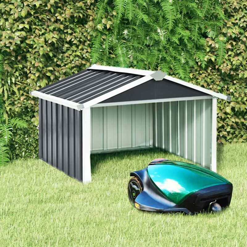 foto del prodotto furniture limited capanno per robot tosaerba 92x97x63cm acciaio