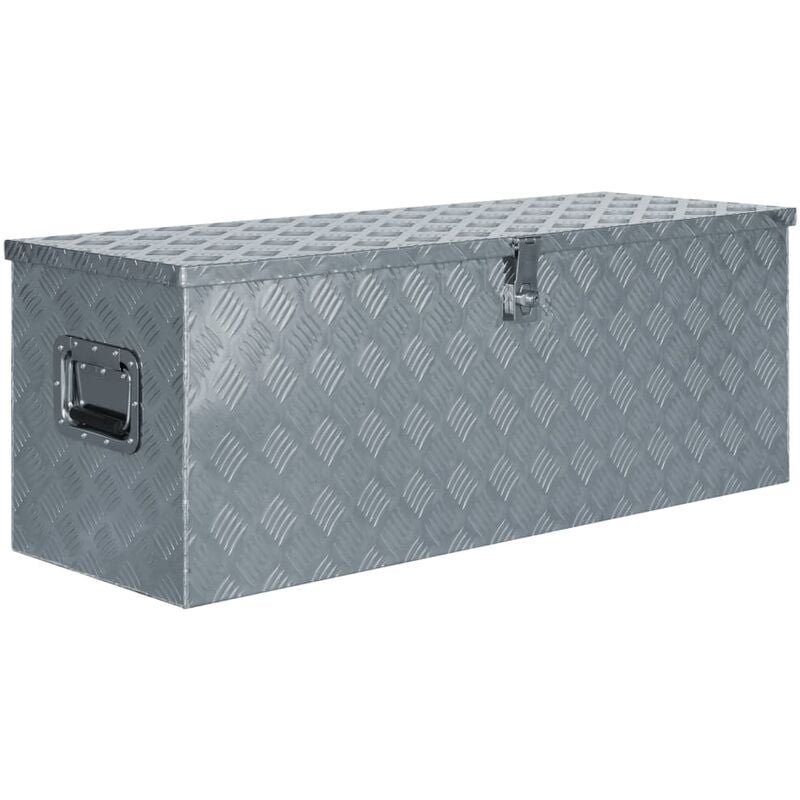 foto del prodotto furniture limited cassetta in alluminio 110,5x38,5x40cm argento