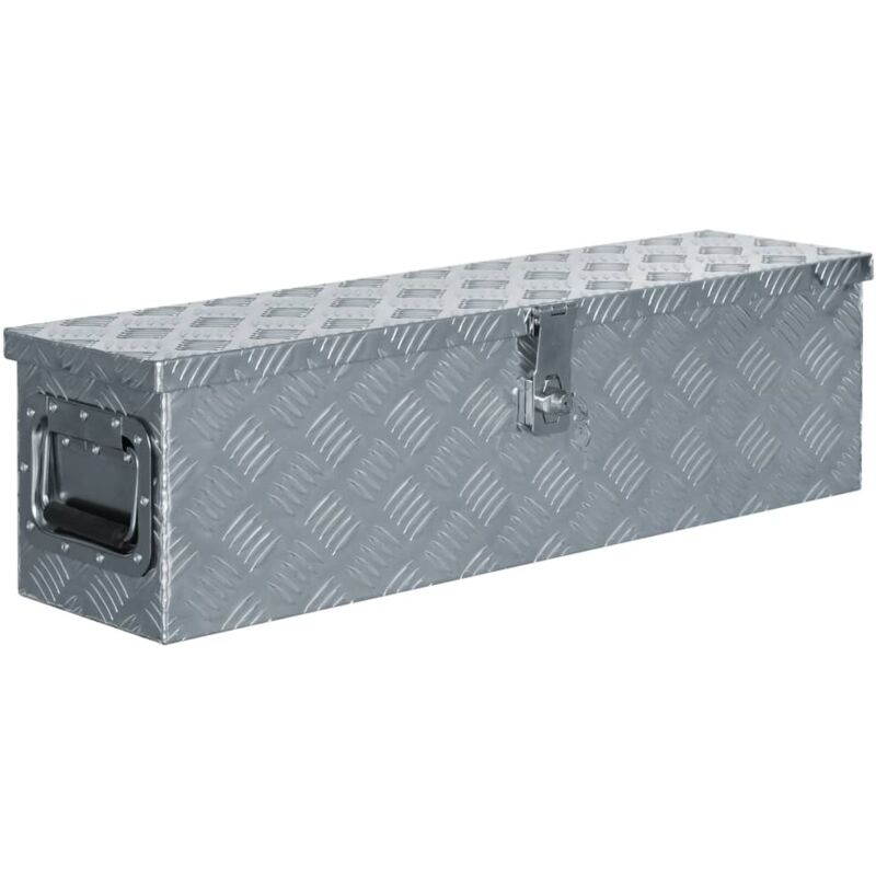 foto del prodotto furniture limited cassetta in alluminio 80,5x22x22 cm argento