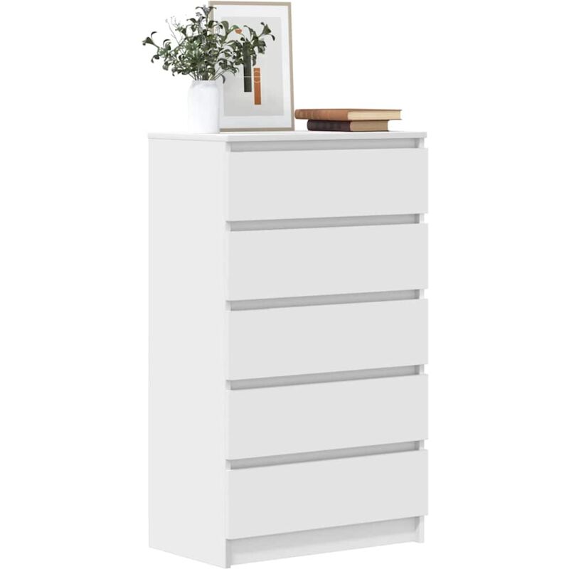 foto del prodotto furniture limited cassettiera bianca 60x36x103 cm in legno