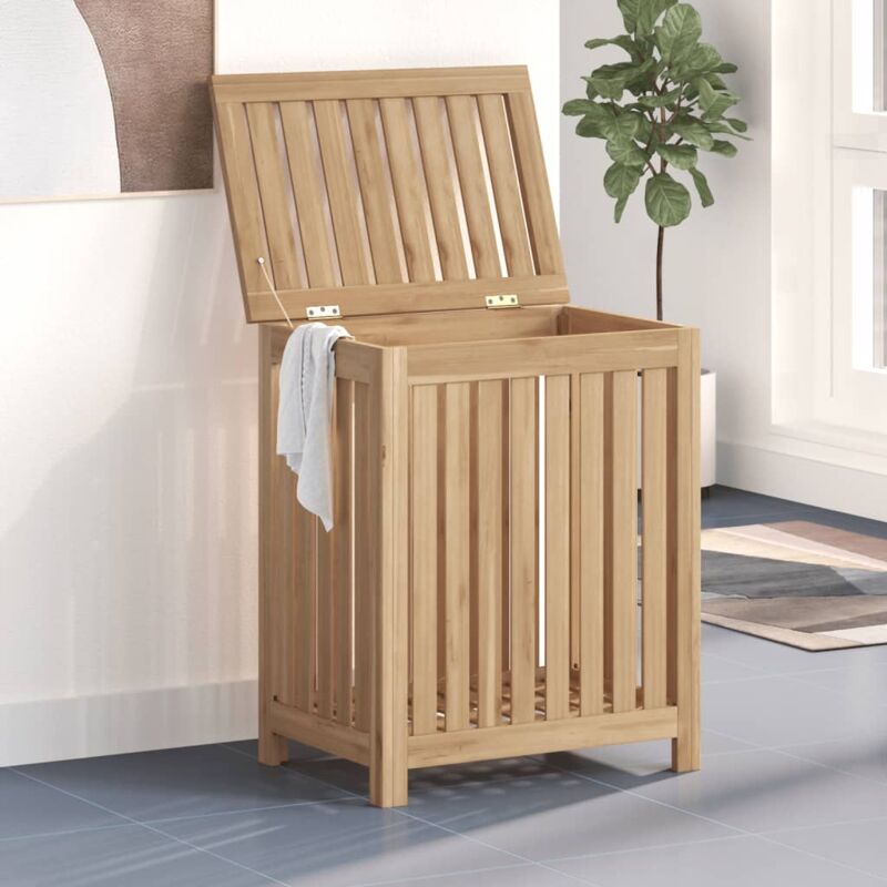 foto del prodotto furniture limited cesto del bucato 50x35x60 cm in legno