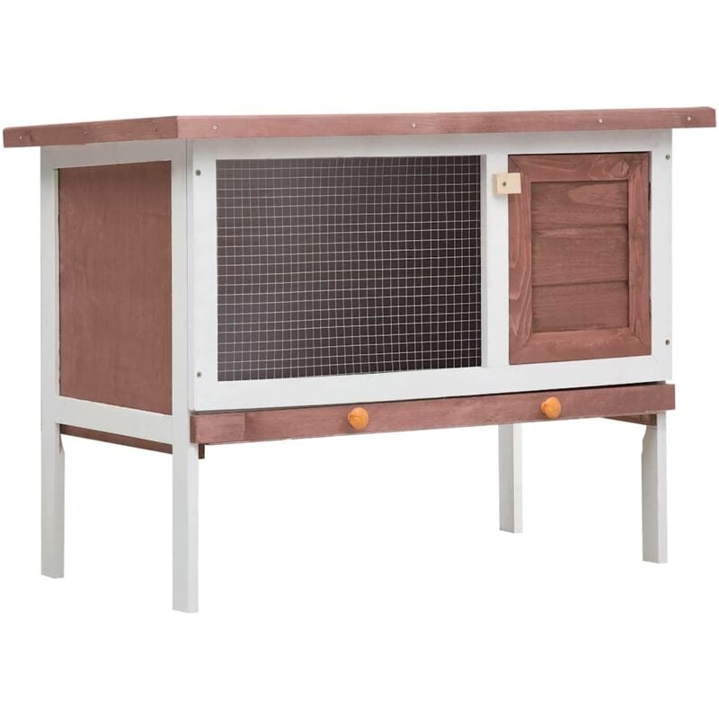 foto del prodotto furniture limited - conigliera per esterni con piano singolo