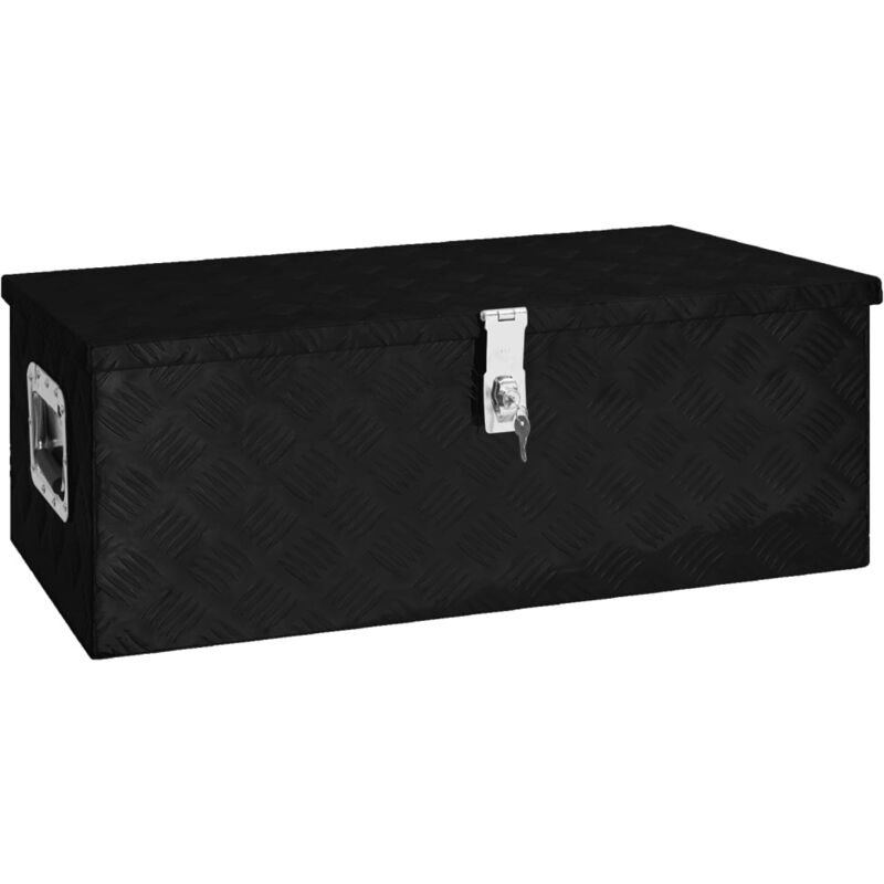 foto del prodotto furniture limited contenitore portaoggetti nero 80x39x30 cm in