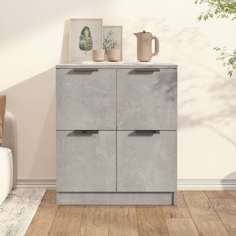 foto del prodotto furniture limited credenza grigio cemento 60x30x70 cm in legno