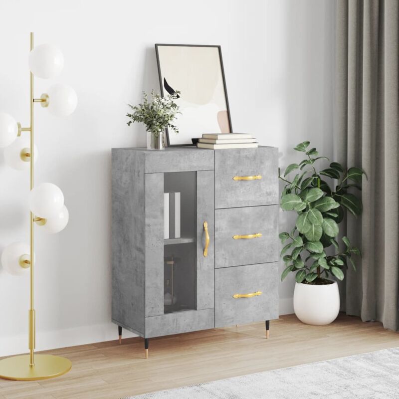 foto del prodotto furniture limited credenza grigio cemento 69,5x34x90 cm in