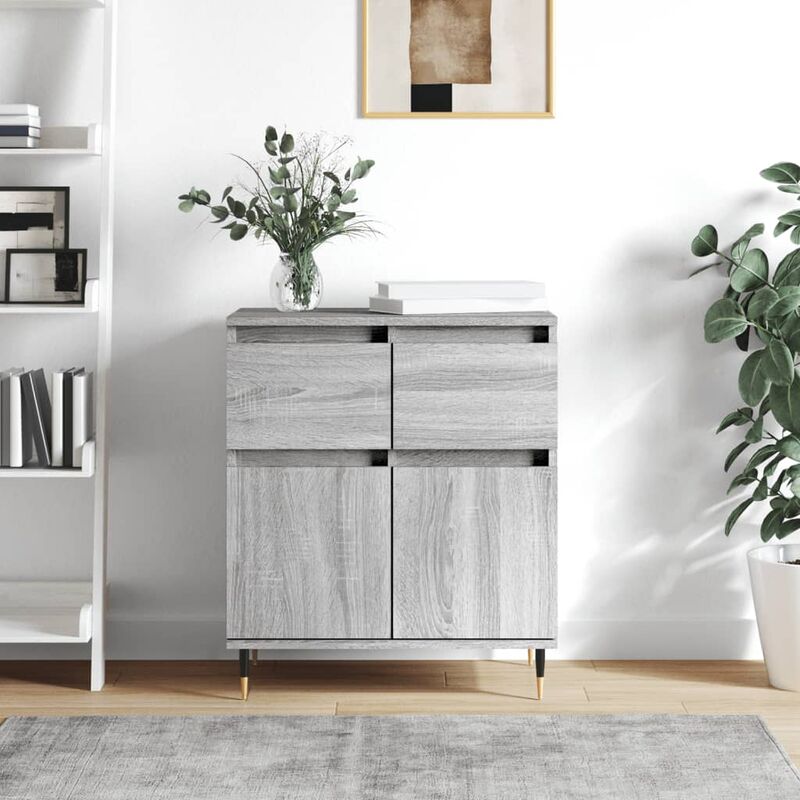 foto del prodotto furniture limited credenza grigio sonoma 60x35x70 cm in legno