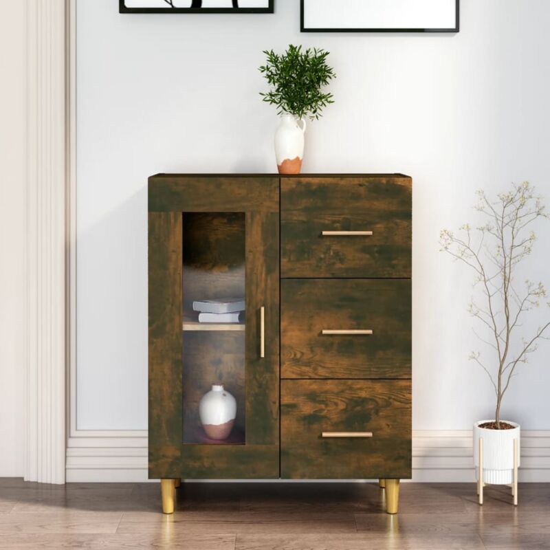 foto del prodotto furniture limited credenza rovere fumo 69,5x34x90 cm in legno
