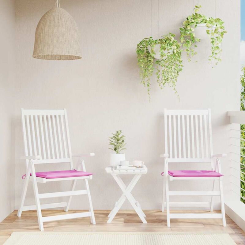 foto del prodotto furniture limited cuscini per sedia 2 pz rosa 50x50x4 cm in