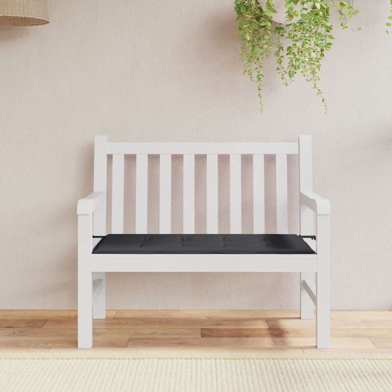 foto del prodotto furniture limited cuscino per panca nero 120x50x4 cm in tessuto
