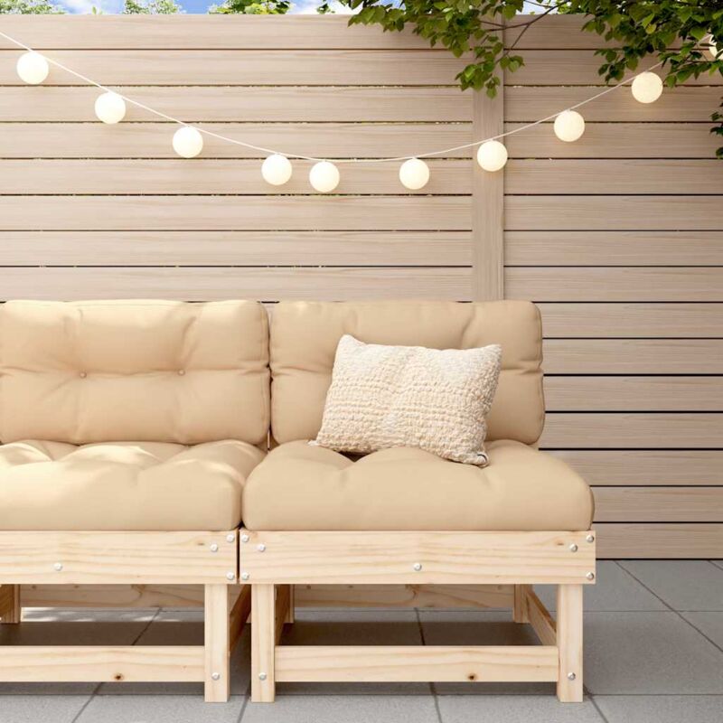 foto del prodotto furniture limited divano centrale con cuscini in legno di pino