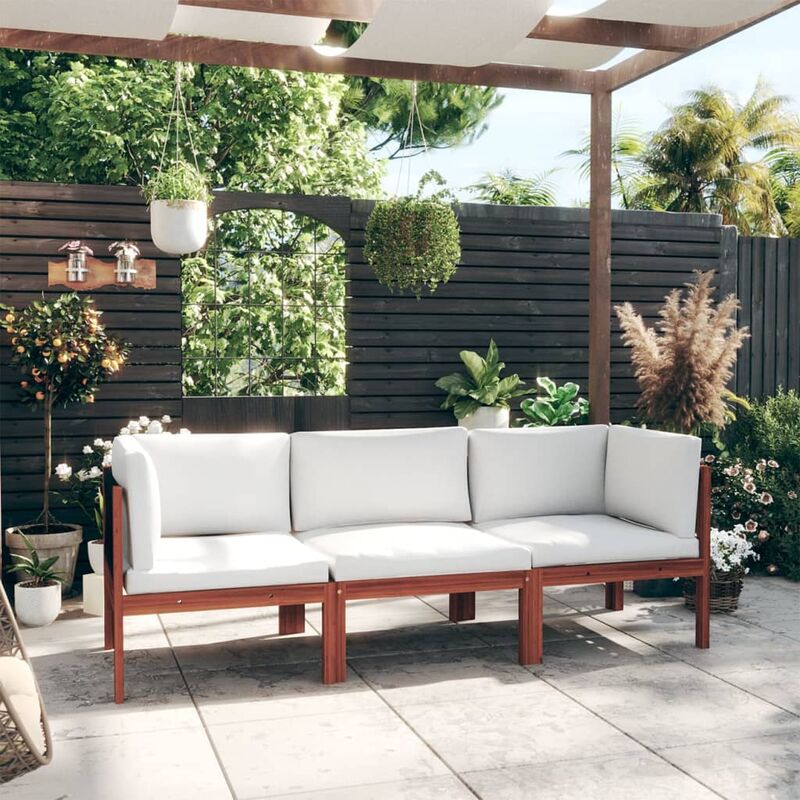 foto del prodotto furniture limited divano da giardino a 3 posti con cuscino in
