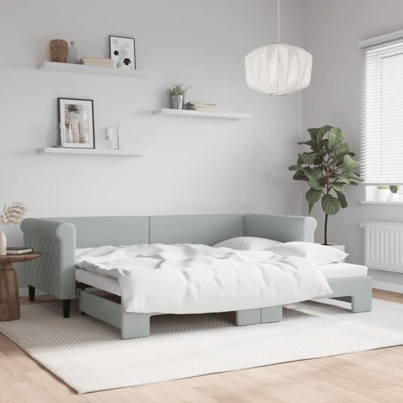 foto del prodotto furniture limited divano letto con letto estraibile grigio