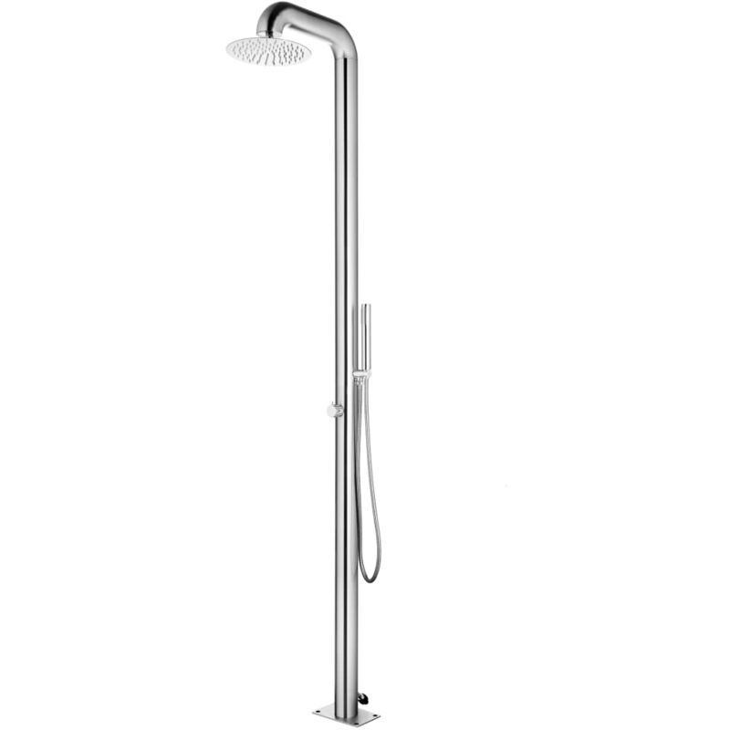 foto del prodotto furniture limited doccia da giardino 225 cm in acciaio