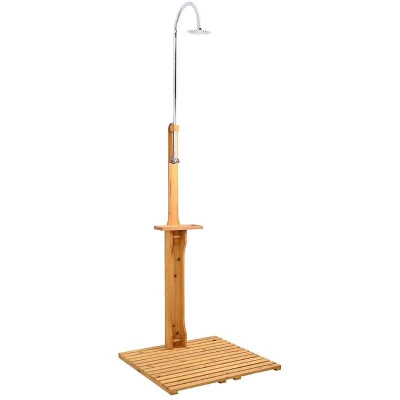 foto del prodotto furniture limited doccia da giardino in legno