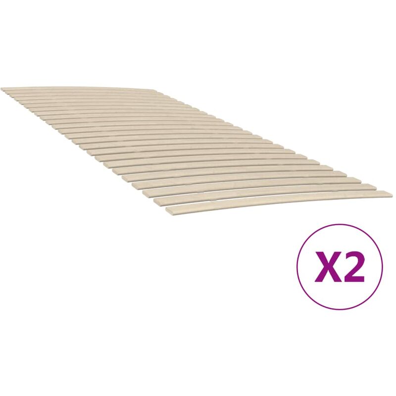foto del prodotto furniture limited doghe di ricambio per letto con 48 doghe 2 pz