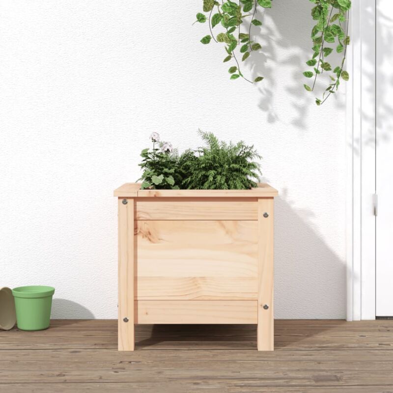 foto del prodotto furniture limited - fioriera da giardino 40x40x39 cm in legno