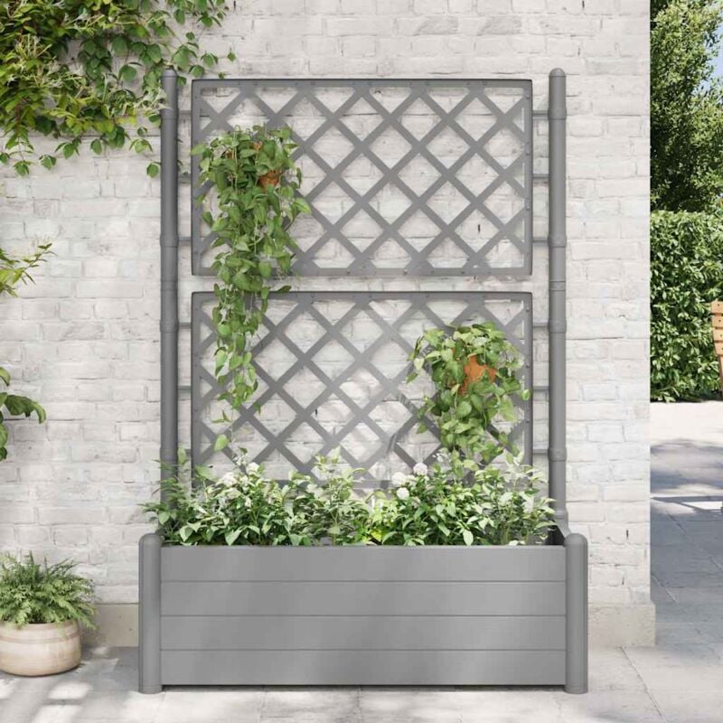 foto del prodotto furniture limited fioriera da giardino e graticcio 100x43x142