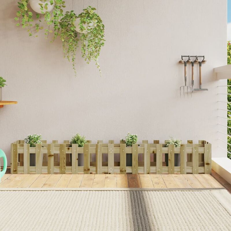 foto del prodotto furniture limited fioriera da giardino recinzione 200x30x30cm