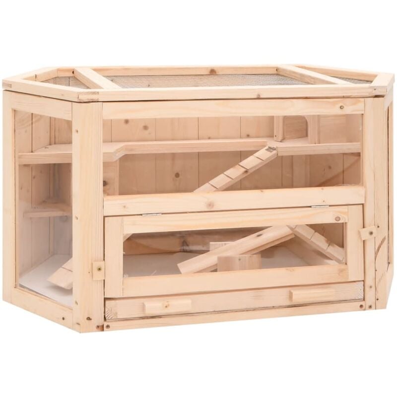 foto del prodotto furniture limited gabbia per criceti 80x40x43 cm in legno