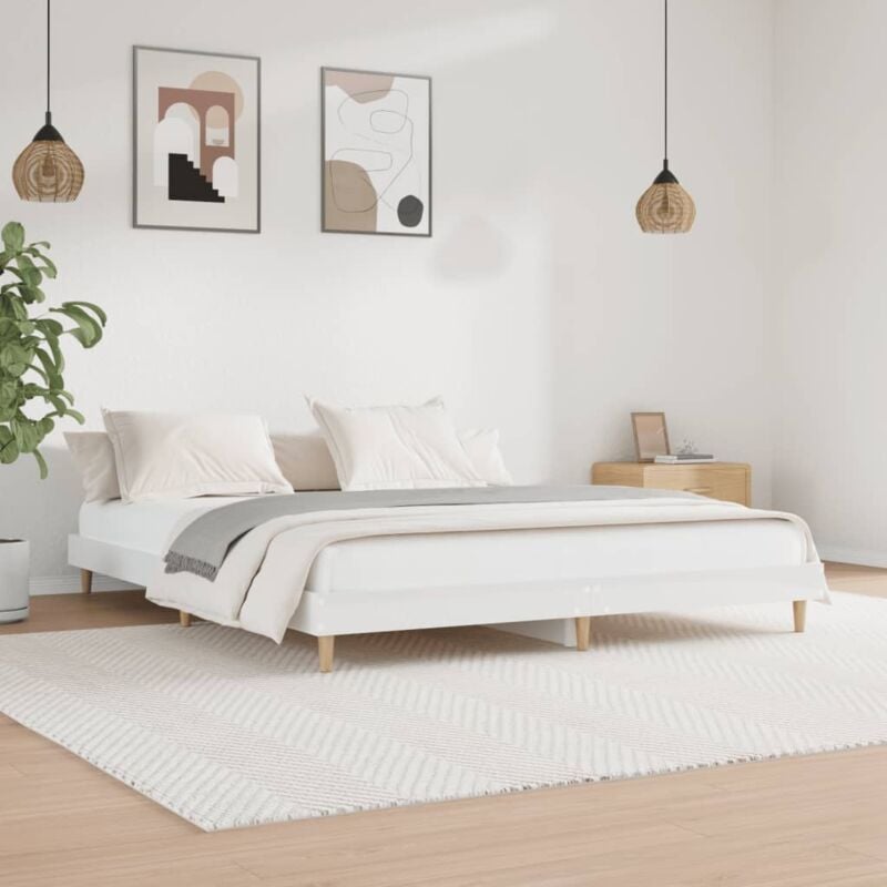 foto del prodotto furniture limited giroletto bianco lucido 200x200 cm in legno