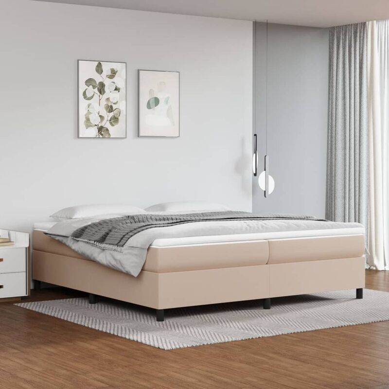 foto del prodotto furniture limited giroletto cappuccino 200x200 cm in similpelle