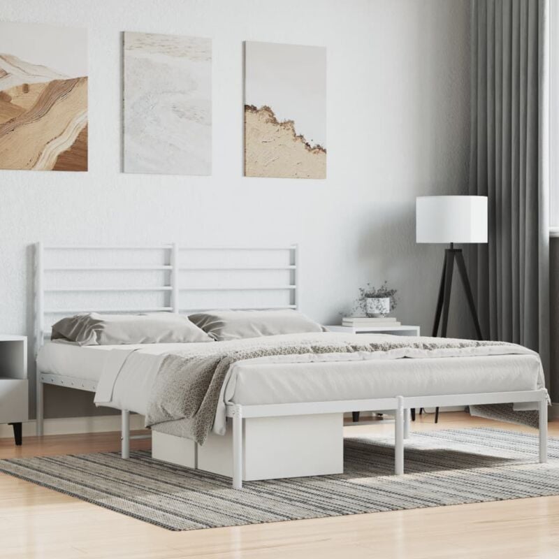 immagine 0 del prodotto furniture limited giroletto con testiera in metallo bianco