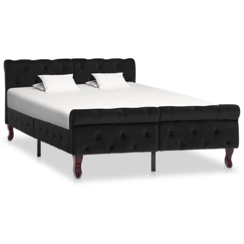 foto del prodotto furniture limited giroletto nero in velluto 120x200 cm